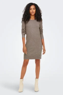 Vestido curto de malha
