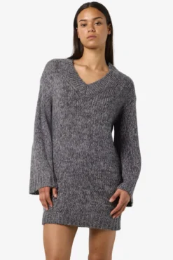 Vestido curto de malha