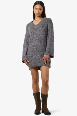 Vestido curto de malha