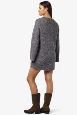 Vestido curto de malha