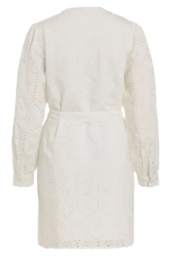 Vestido curto de renda inglesa