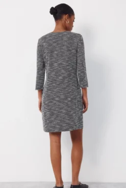 Vestido curto de tweed