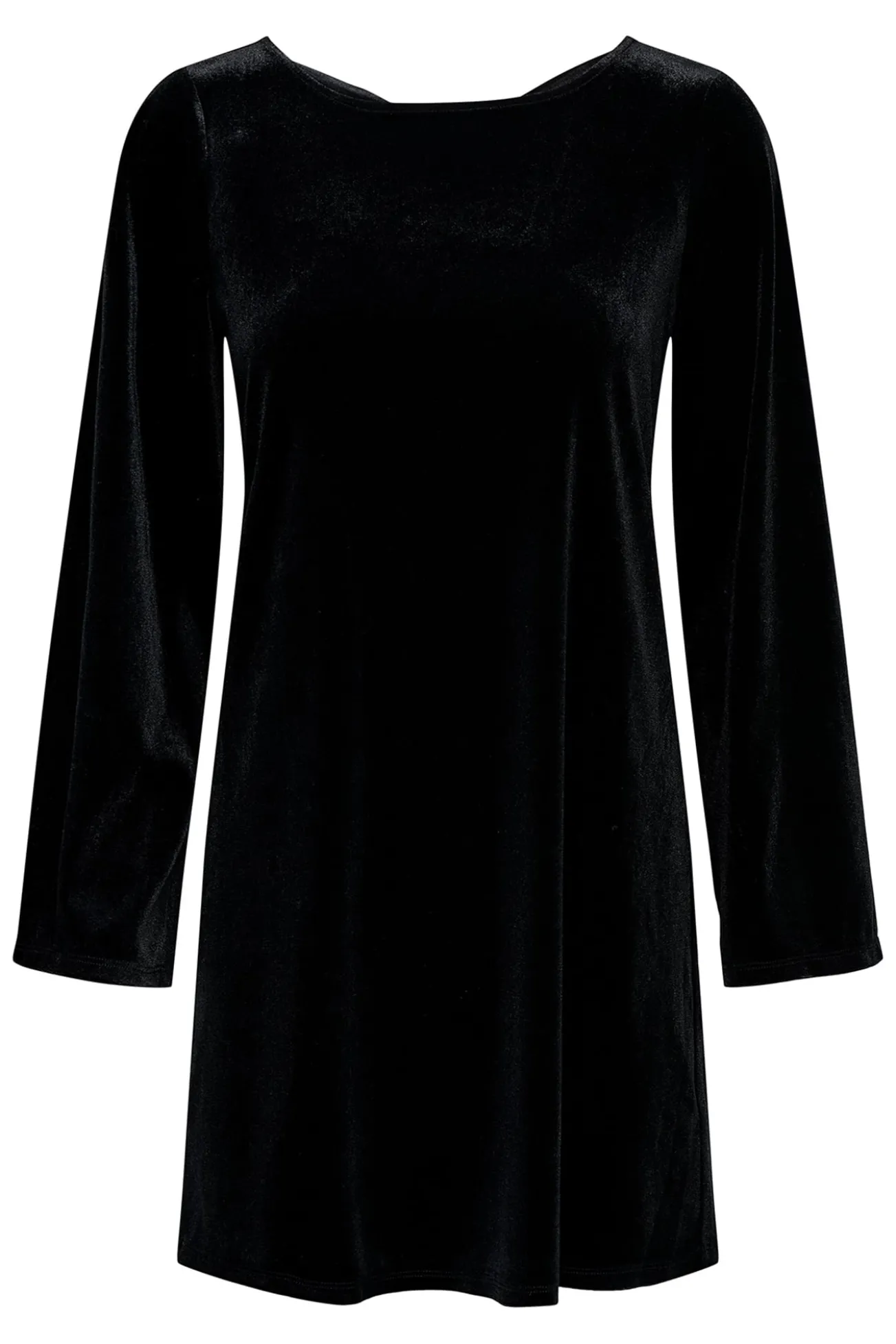 Vestido curto de veludo