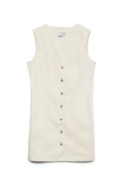 Vestido curto em denim