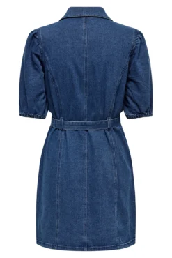 Vestido curto em denim
