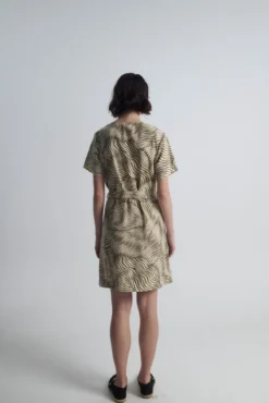 Vestido curto estampado
