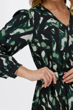 Vestido curto estampado