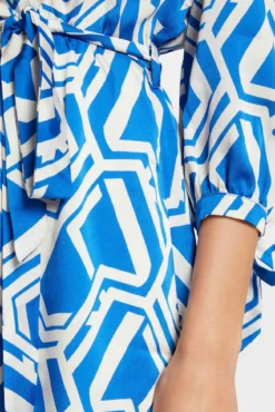 Vestido curto estampado