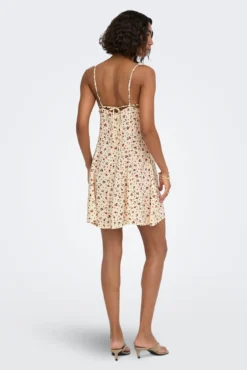Vestido curto estampado