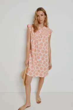 Vestido curto estampado
