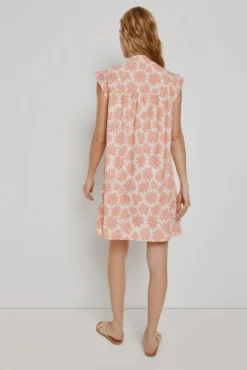 Vestido curto estampado