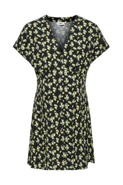 Vestido curto estampado maternity