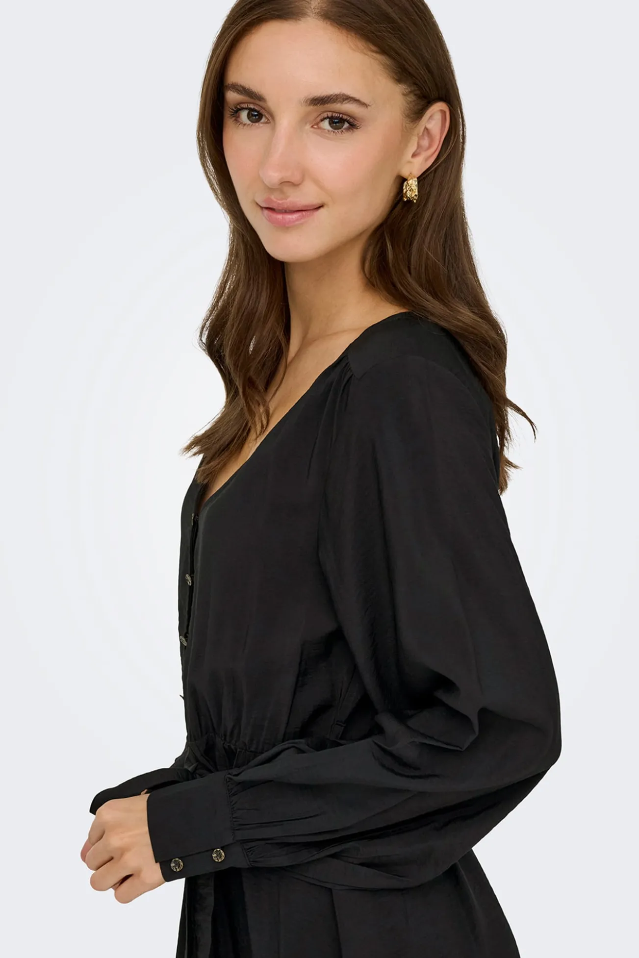 Vestido curto esvoaçante