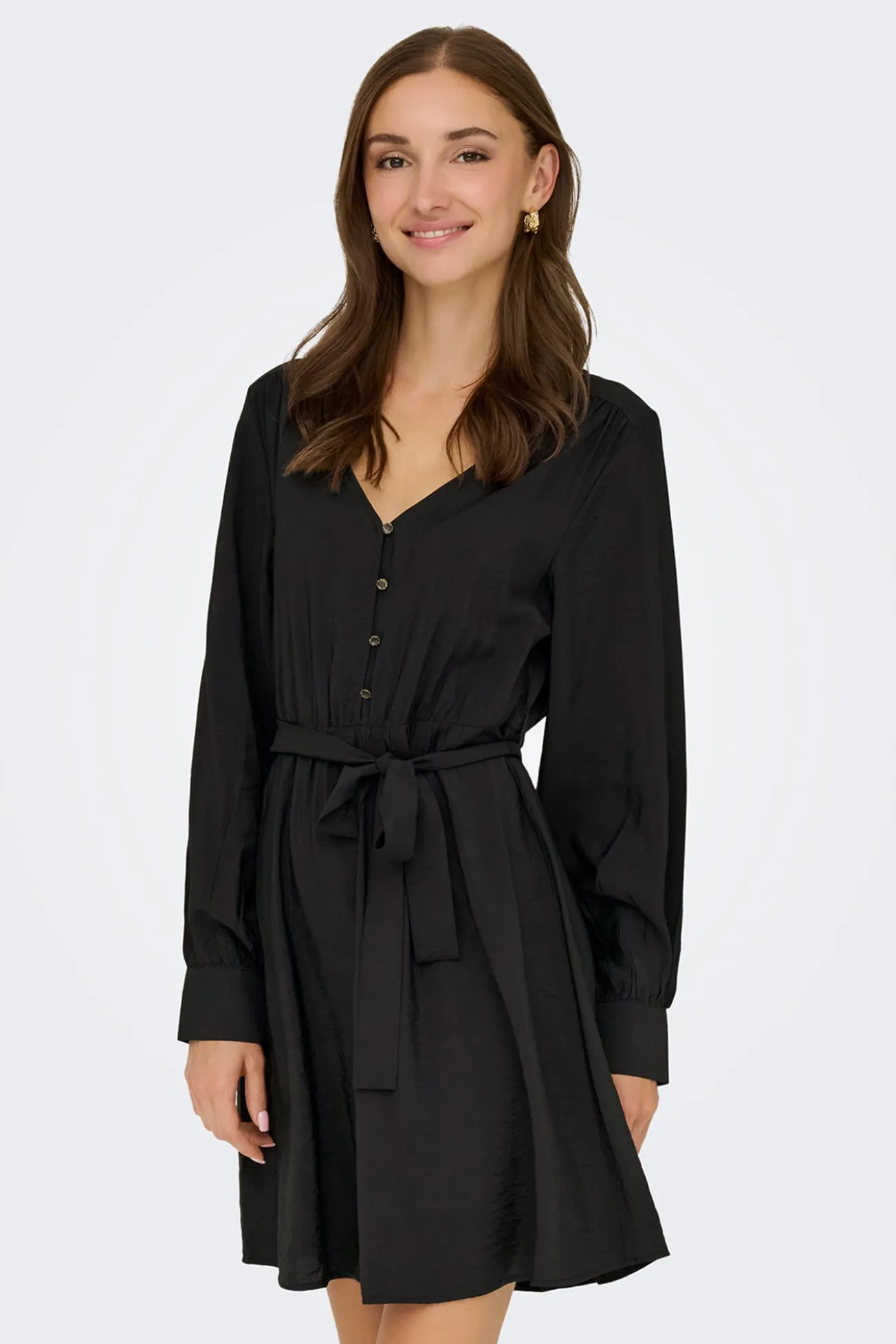 Vestido curto esvoaçante