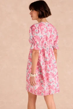 Vestido curto floral Cora