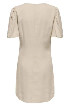 Vestido curto linho