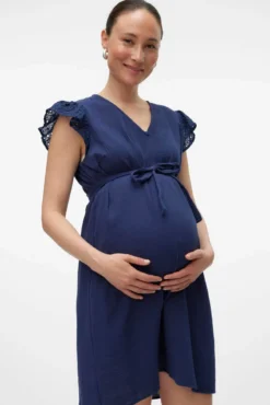 Vestido curto maternity