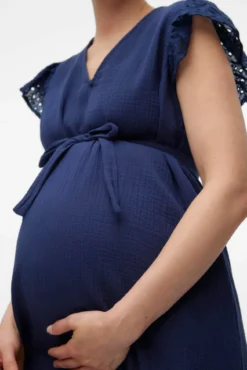 Vestido curto maternity