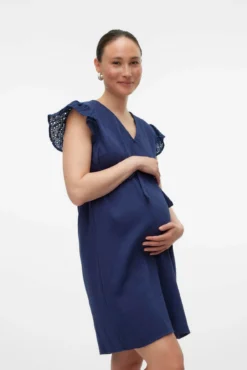 Vestido curto maternity