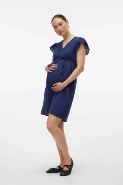 Vestido curto maternity