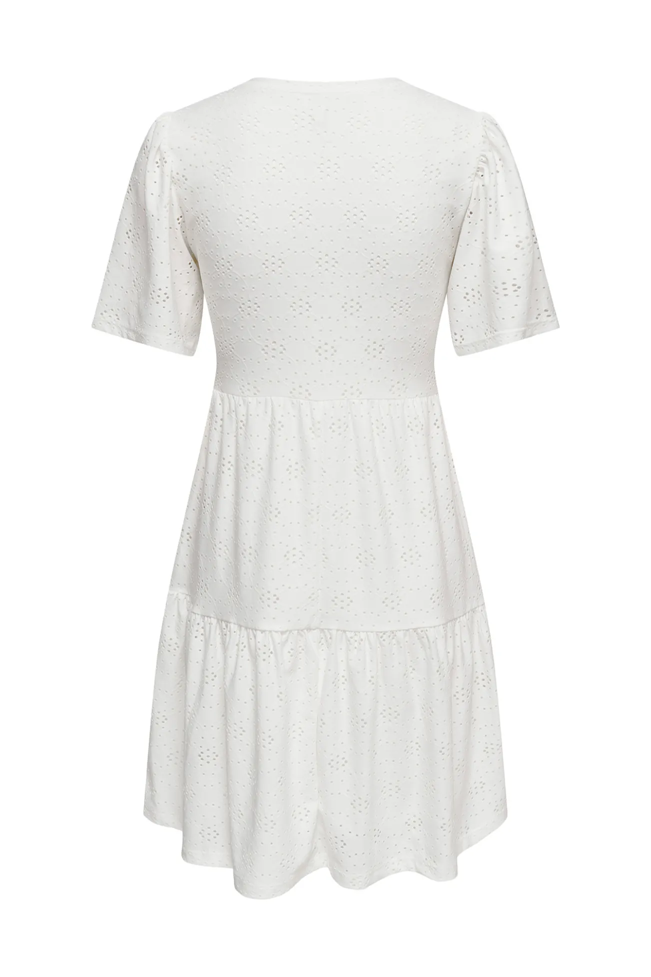 Vestido curto recortado