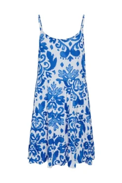 Vestido curto sem mangas