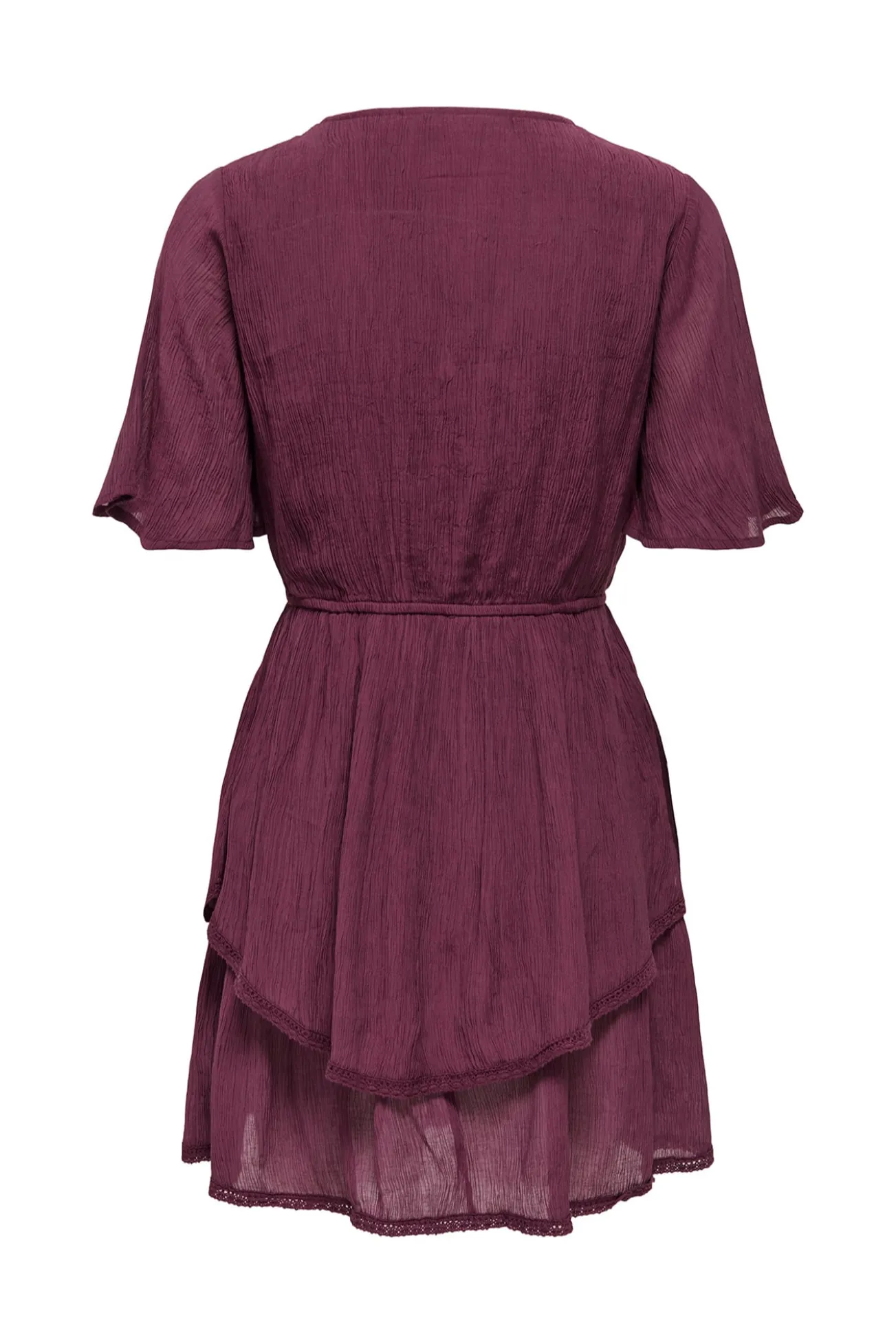 Vestido curto texturizado