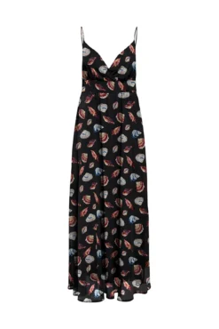 Vestido de alças comprido
