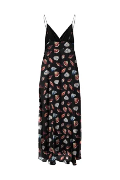 Vestido de alças comprido