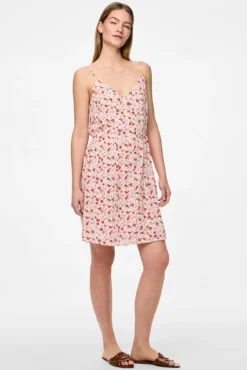 Vestido de alças midi
