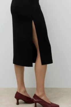 Vestido de alças midi