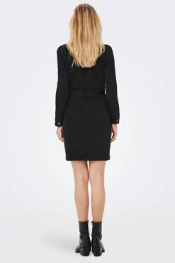 Vestido de ganga cinto