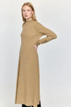 Vestido de malha evasê