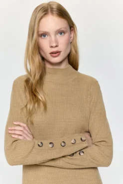 Vestido de malha evasê
