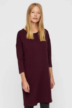 Vestido de malha midi