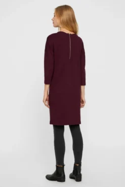Vestido de malha midi
