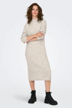 Vestido de malha midi