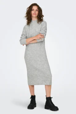 Vestido de malha midi