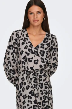 Vestido de manga comprida