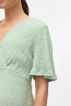 Vestido de maternity e amamentação de manga curta