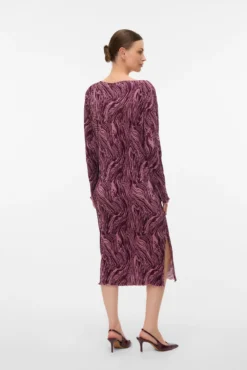 Vestido de maternity plissado