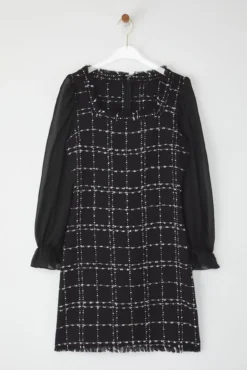 Vestido de tweed