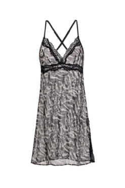 Vestido estampado Origins sem enchimento