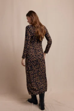Vestido largo estampado