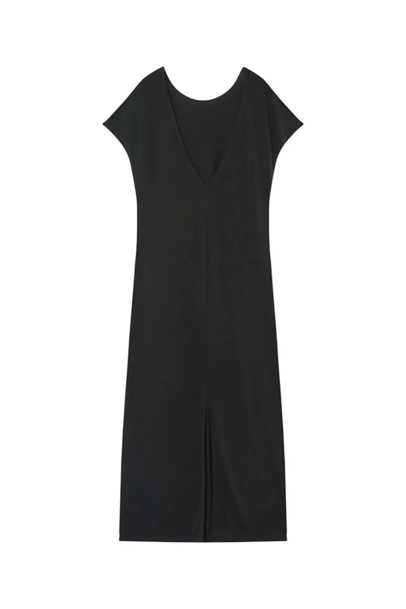 Vestido longo básico em modal