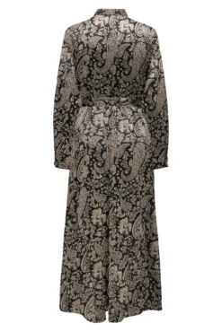 Vestido longo de cetim