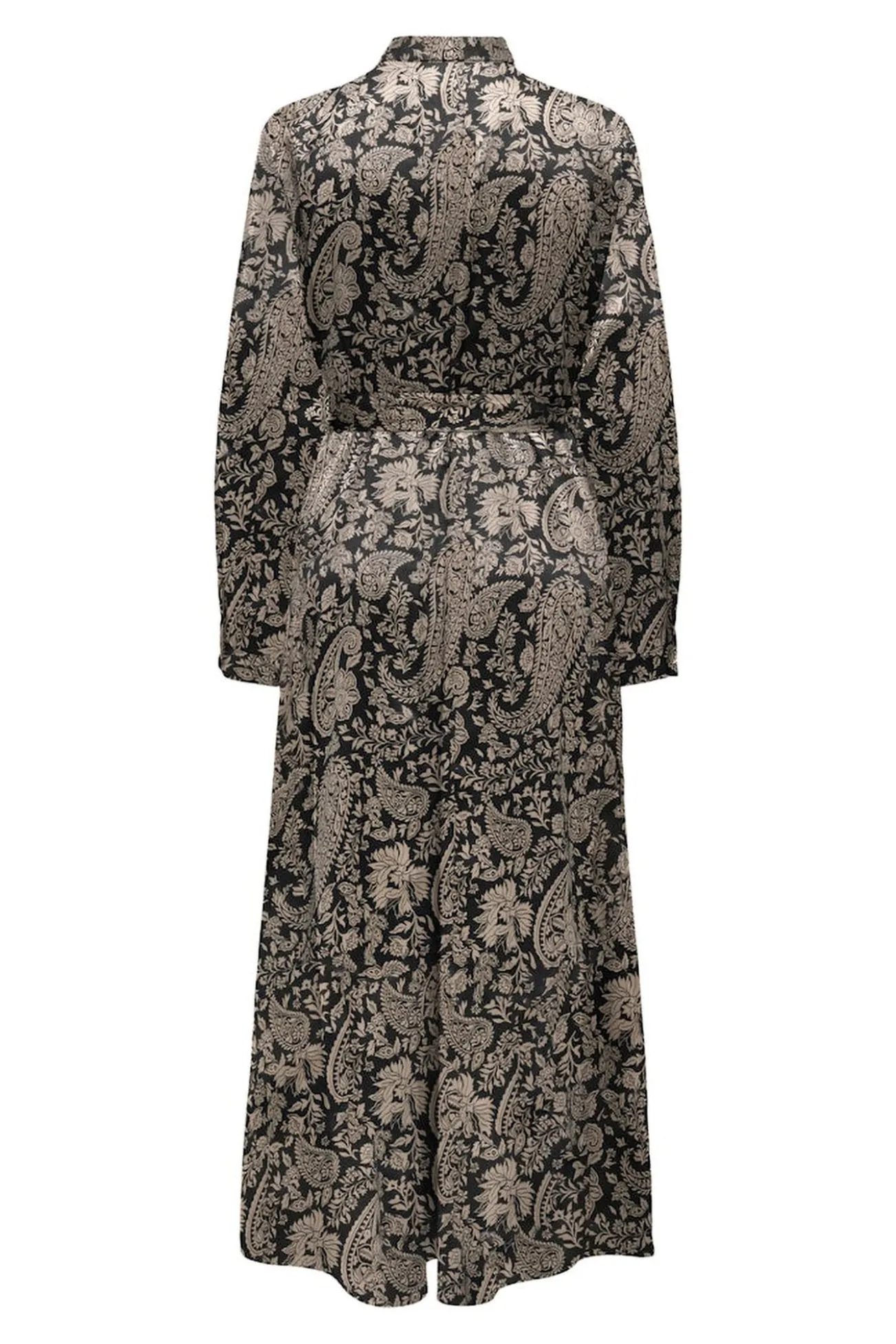 Vestido longo de cetim