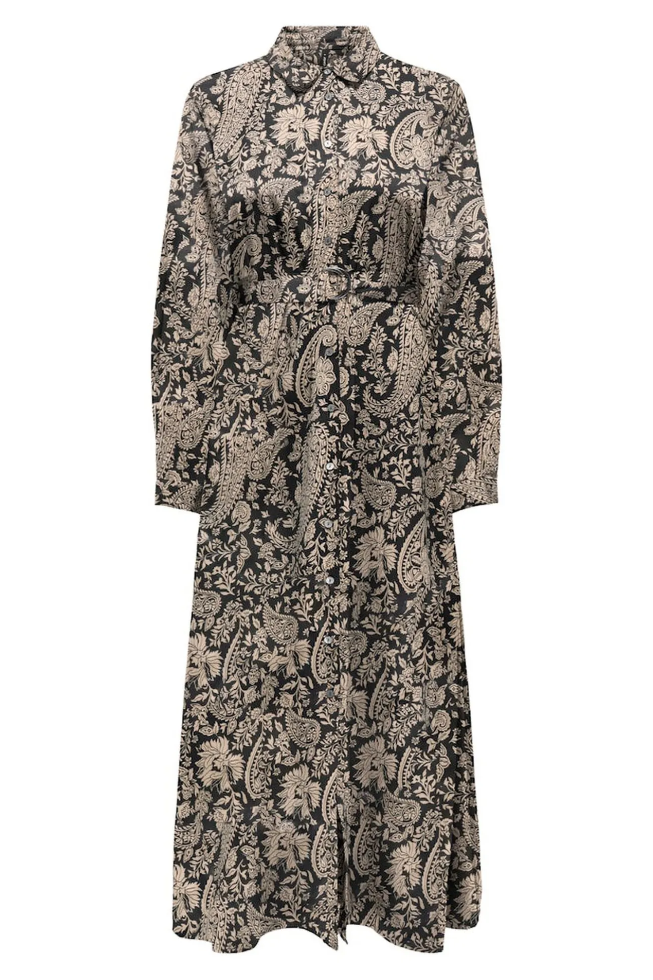 Vestido longo de cetim
