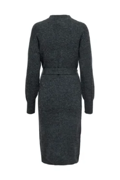 Vestido longo de lã