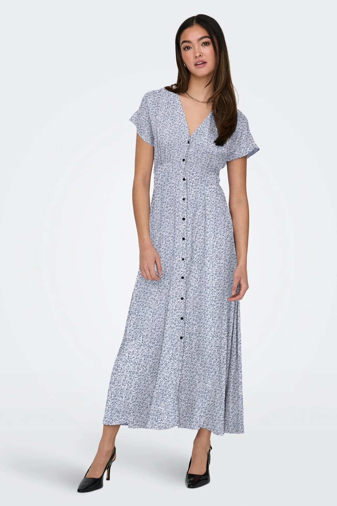 Vestido longo de regular fit